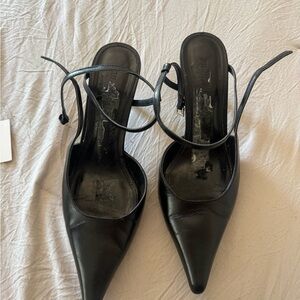 H&M Black Strappy Heels